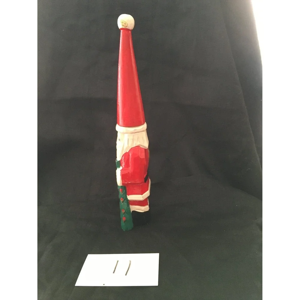Vintage santa claus candle stick holder‎ Christmas holiday decoration